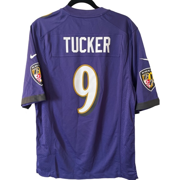 Nike NFL Baltimore Ravens NWT Men’s Small Justin Tucker Purple & Black Jersey. - Picture 2 of 8